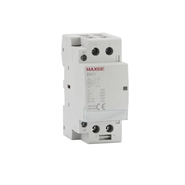 CONTACTOR MODULAR 230V 63A 2 POLOS MAXGE