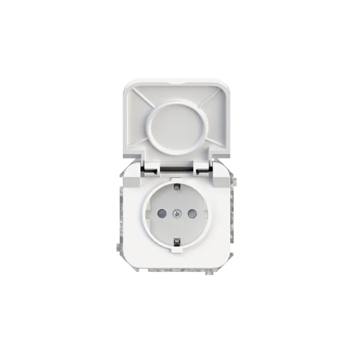 BASE ENCHUFE CON TAPA EMPOTRAR ESTANCO CEESE