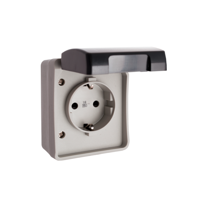 ENCHUFE SUP/ESTANCO IP44 16A SOLERA