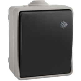 CONMUTADOR SUP/ESTANCO IP44 10A SOLERA