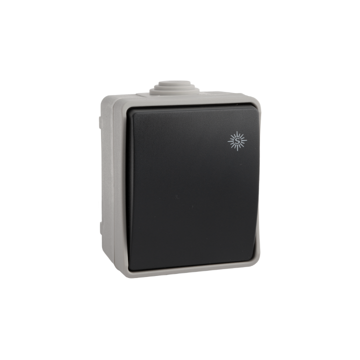 CONMUTADOR SUP/ESTANCO IP44 10A SOLERA
