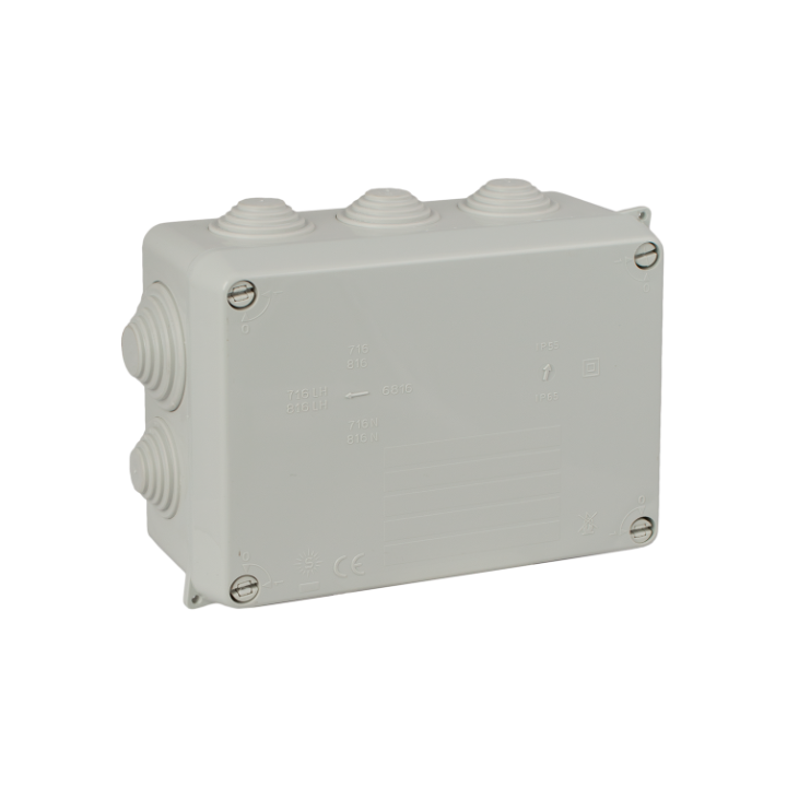 CAJA SUPERFICIE ESTANCA 153X110X65 CON CONOS