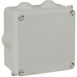 CAJA SUPERFICIE ESTANCA 100X100X55 CON CONOS