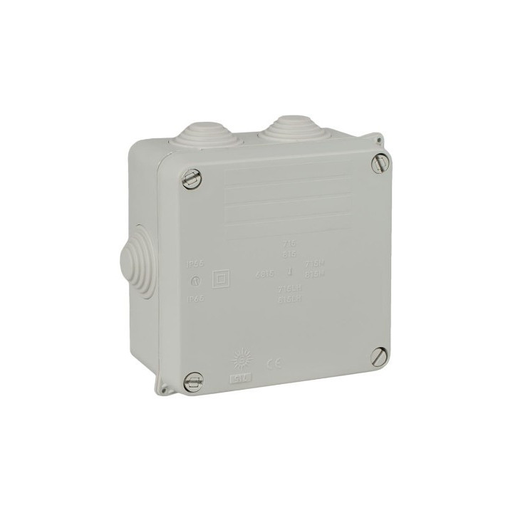 CAJA SUPERFICIE ESTANCA 100X100X55 CON CONOS