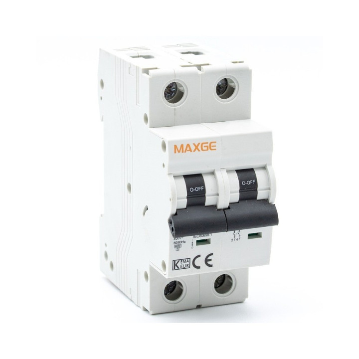 MAGNETOTERMICO MAXGE 2 POLOS 63A RESID (NUEVO)