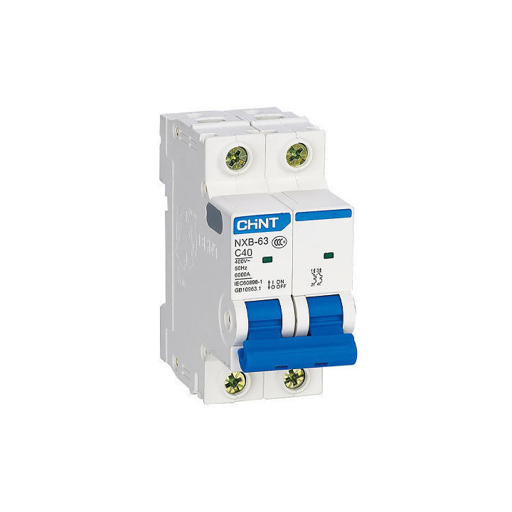 MAGNETOTERMICO 2 POLOS 25A CHINT.